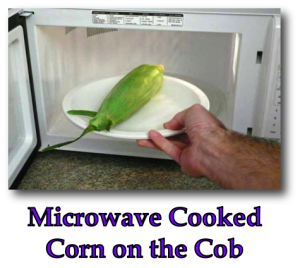Microwave Cooked Corn on the Cob