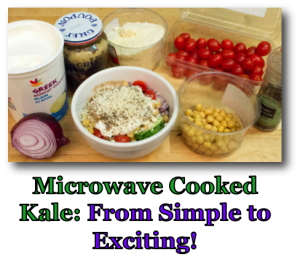 Microwave Cooked Kale - From Simple to Exciting