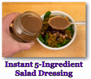 Instant 5-Ingredient Salad Dressing picture book directions