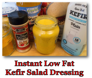 Instant Low Fat Kefir Salad Dressing