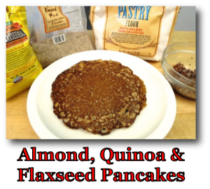 Almond, Quinoa & Flaxseed Pancakes