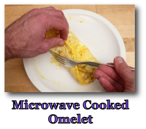 Microwave Cooked Omelet