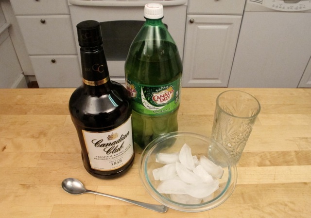 Needed to make Whiskey & Ginger Ale