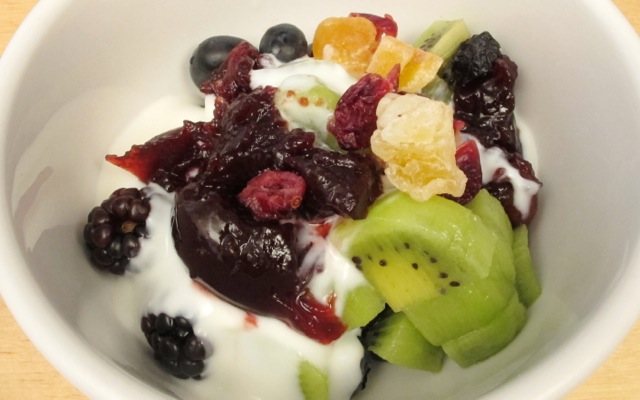 Kiwi, Berries and Yogurt