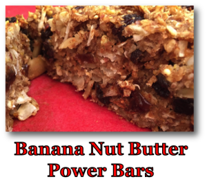 Banana Nut Butter Power Bars