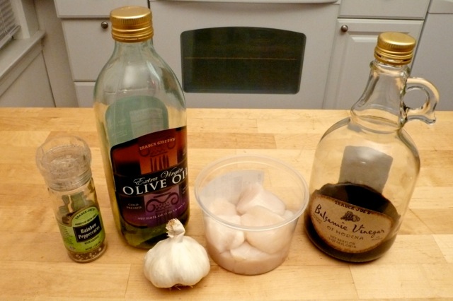 Ingredients for Pan Seared Sea Scallops