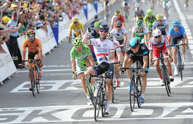 Finish of Stage 5 July 3, 2013