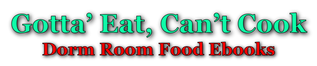 Dorm Room Food Ebooks page