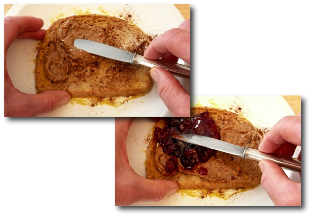 French Toast with Nut Butter & Jam 5-1-14