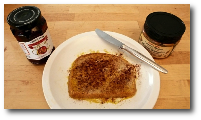 French Toast with Nut Butter & Jam Ingredients