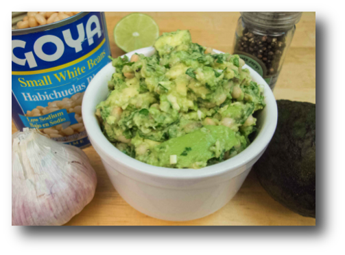 Guacamole with White Beans