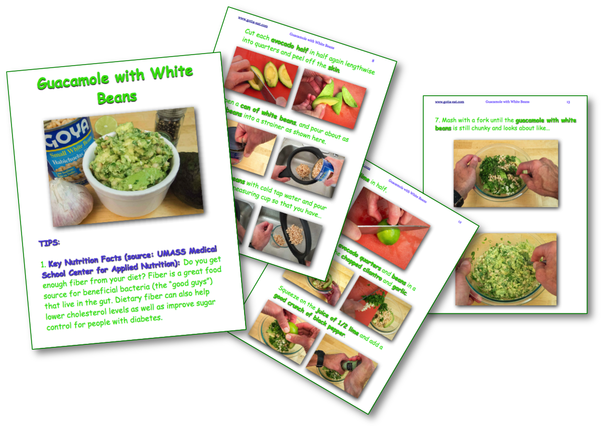 Guacamole w. White Beans IBD-AID recipe pages