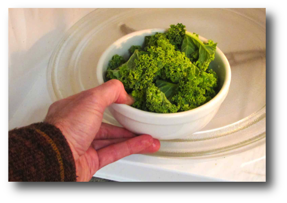 Microwave Cooked Kale