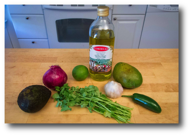 Avocado and Mango Salsa Ingredients