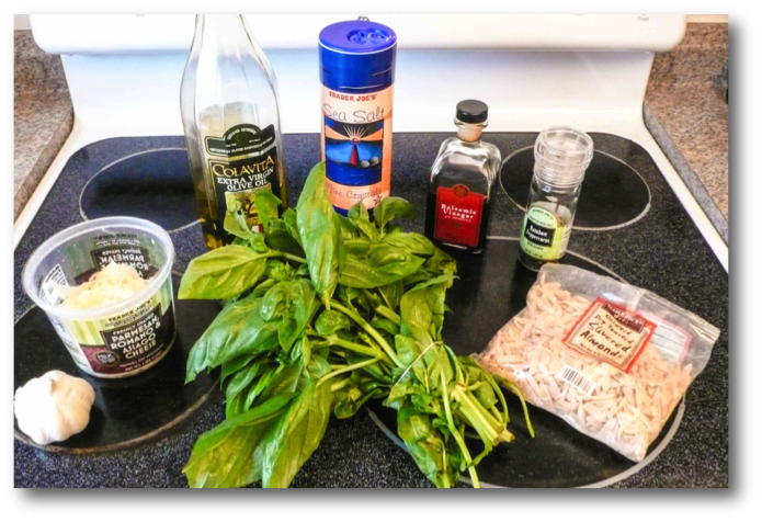 Basil Pesto Ingredients