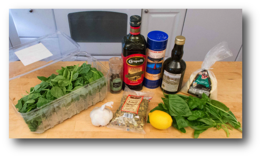 Pistachio Pesto Ingredients