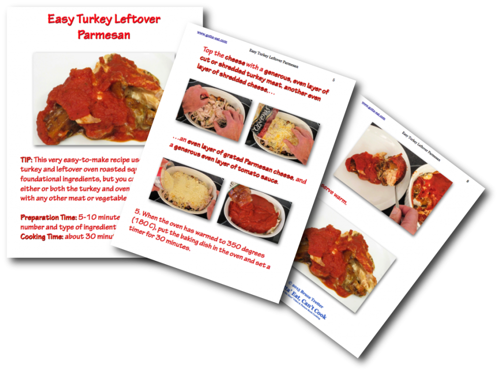 Turkey Leftover Parmesan Picture Book Recipe