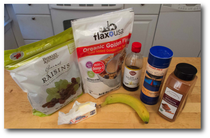 Banana Flax Pancake Ingredients