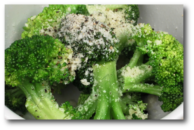 Microwave Cooked Broccoli