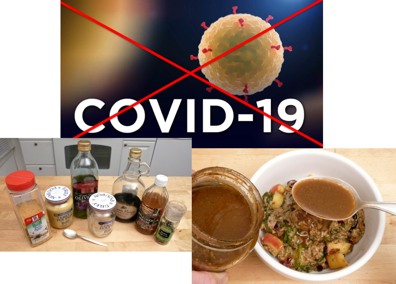 Covid-19 statistics and how to make an instant 5-ingredient salad dressing