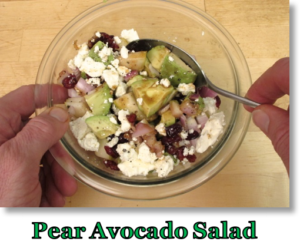 Pear Avocado Salad Picture Book Recipe