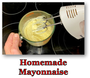 Homemade mayonnaise step-by-step picture book recipe