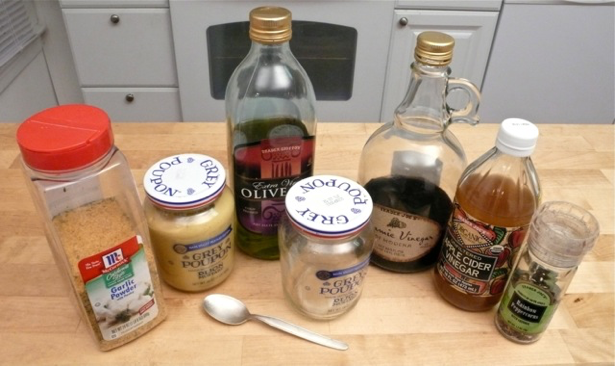 Instant 5-Ingredient Salad Dressing ingredients 