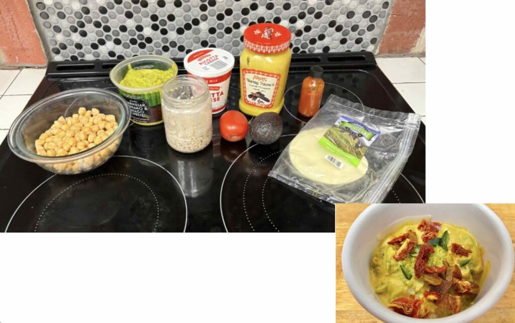 Using overnight oats to make a savory flavored meal - easy for beginners
